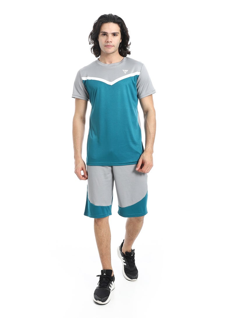 Caesar Men's 2-piece sports suit, shorts and a T-shirt - Image 1
