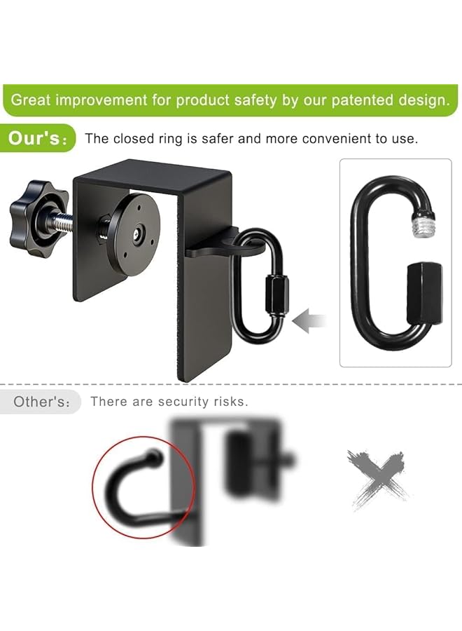 Bolivia's Heavy Duty Door Anchor Workout Door Mount Anchors for Suspension Trainers Resistance Band Door Anchor Body Weight Straps Home Gym Workout Strength Training for Door Top Side Bottom - Image 4