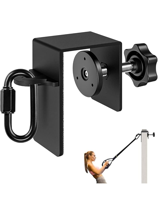 Bolivia's Heavy Duty Door Anchor Workout Door Mount Anchors for Suspension Trainers Resistance Band Door Anchor Body Weight Straps Home Gym Workout Strength Training for Door Top Side Bottom - Image 1