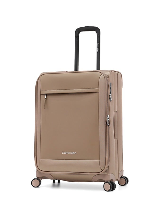Calvin Klein 2-Piece Softshell Spinner Luggage Set | Lightweight, Flexible Packing for Smart Travelers - Image 2
