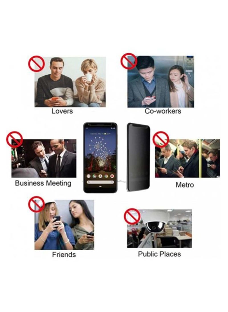 Privacy Screen Protector film matte for Samsung Note 20 Ultra Black - Image 4