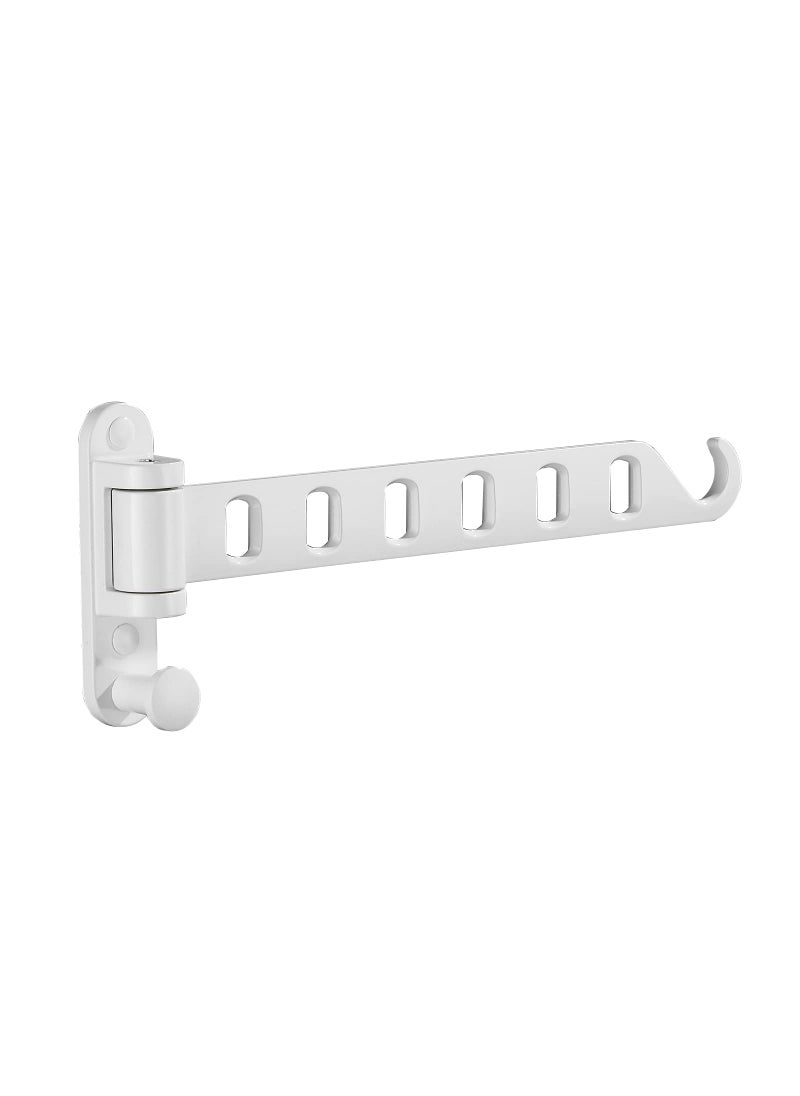 JOOM JOOM Laundry Drying Rack Wall Mounted Clothes Drying Rack Clothes Hanger Coat Hanger Holder White 
