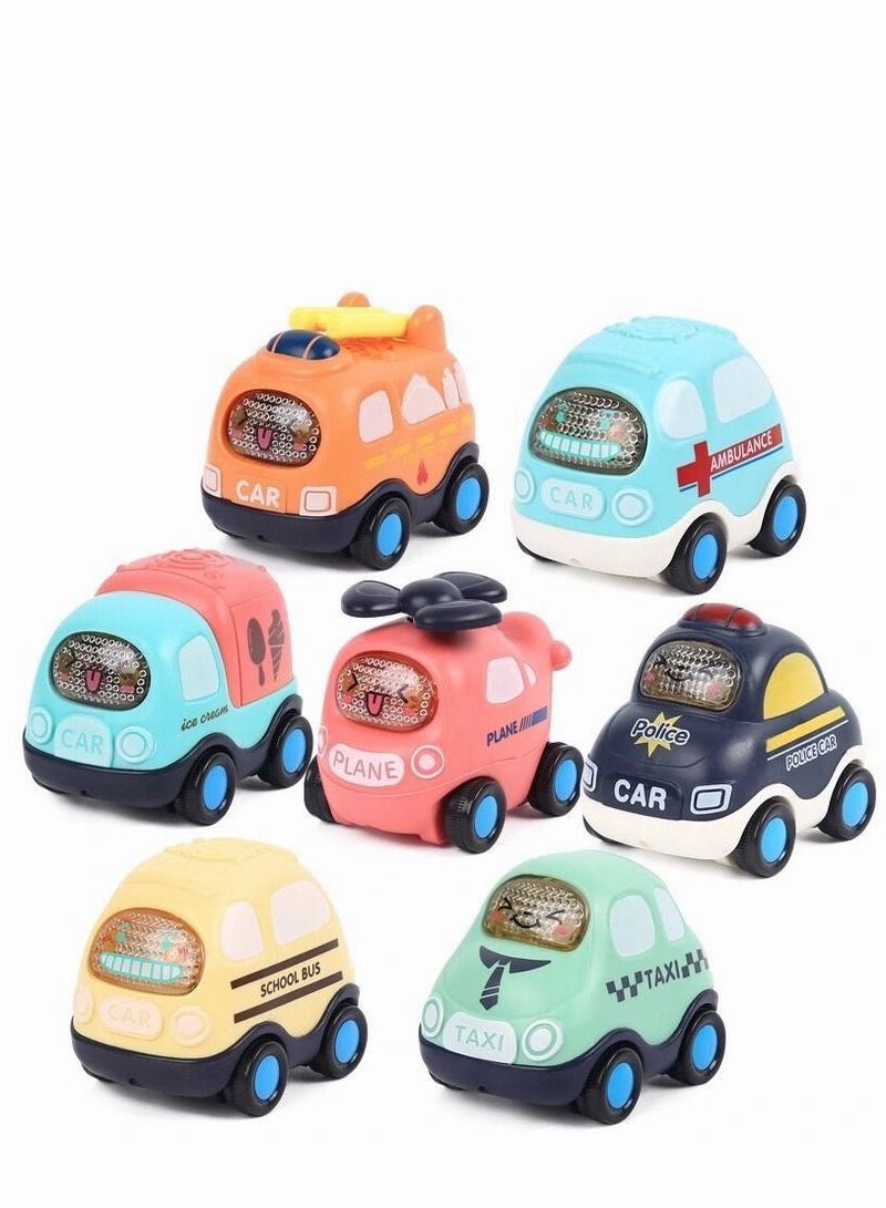 بايبي ألعاب سيارات للأطفال الصغار مجموعة ألعاب تعمل بالاحتكاك تعمل بالدفع والانطلاق للأطفال مجموعة ألعاب الغواصات الإلكترونية هدية عيد ميلاد لعمر 12 و18 شهرًا و1 و2 و3 سنوات للأولاد والبنات والرضع - Image 1