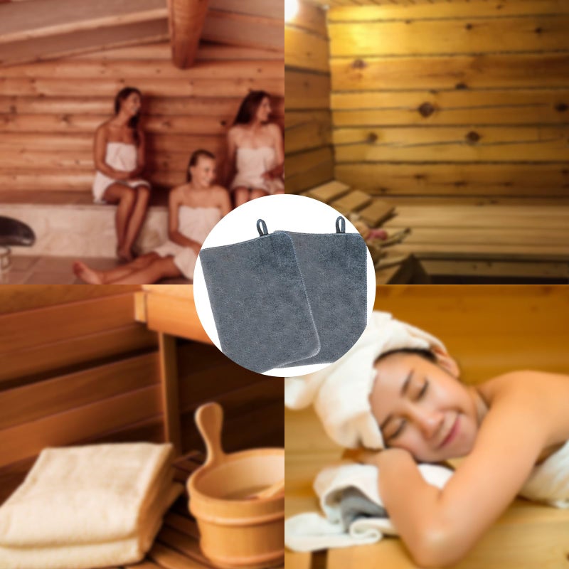 SAMIQU 2Pcs Sauna Mat Felt Sauna Cushion â€“ Absorbent and Heat Insulation Seat Mat for Inside Sauna Home Spa and Wellness Centers - Image 4