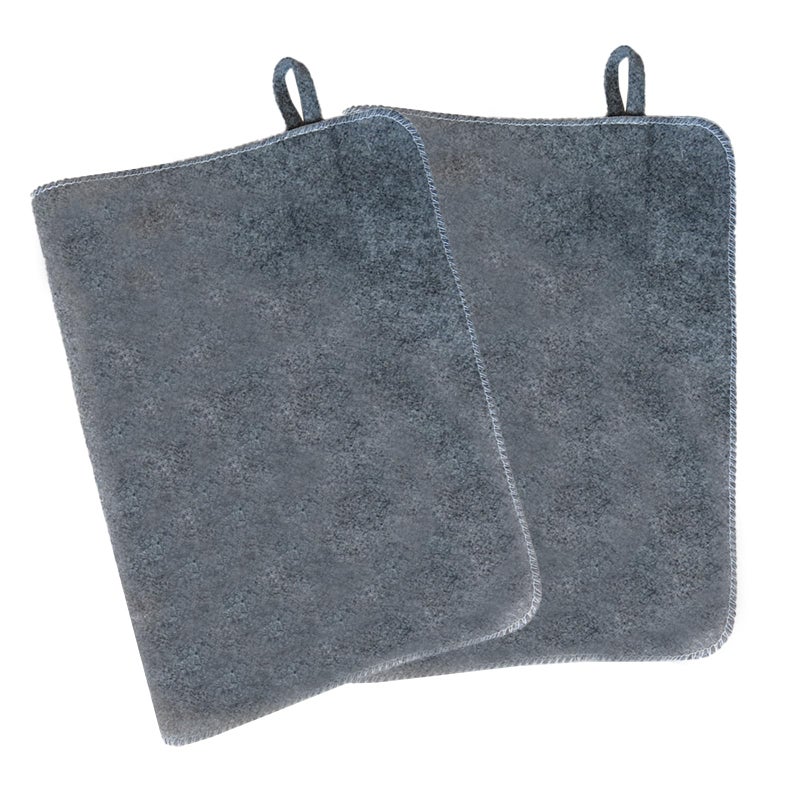 SAMIQU 2Pcs Sauna Mat Felt Sauna Cushion â€“ Absorbent and Heat Insulation Seat Mat for Inside Sauna Home Spa and Wellness Centers - Image 1