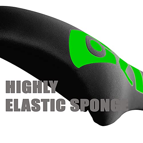Venzo Comfortable Bike Bicycle Saddle Seat - for MTB, Road, Exercise, Trekking, Folding, Hybrid & Cruiser Bikes - XC Saddle Seat - Green - Image 5