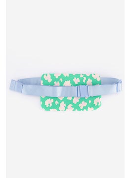 Tchibo Kids Girls Printed Belt Bag 19.5 L x 11 H x .5 W cm, Green  - Image 2