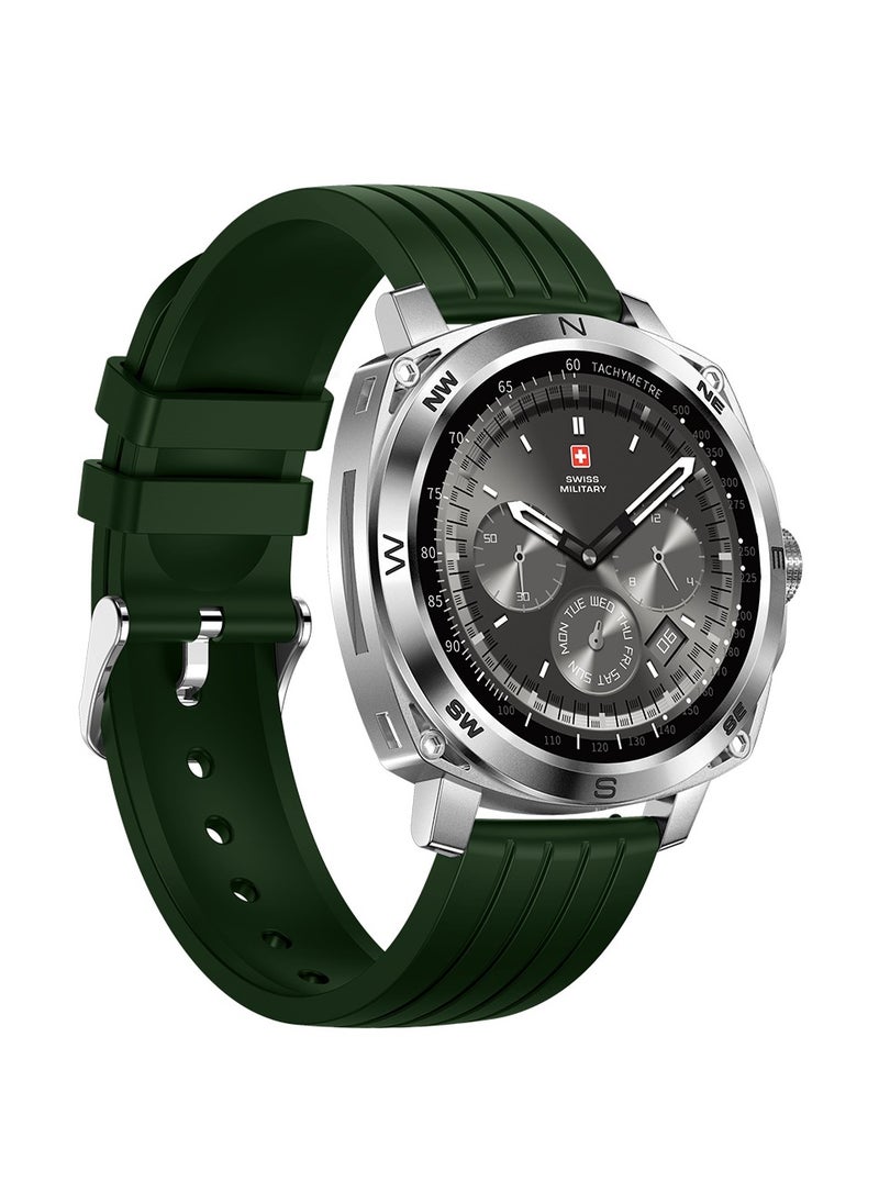 SWISS MILITARY - DOM 4 smart watch-Green - Image 1