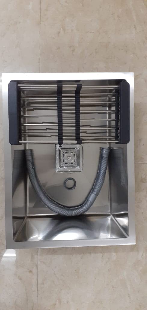 KITCHEN SINK 241810 STAINLESS STEEL HAND MADE  - Image 2