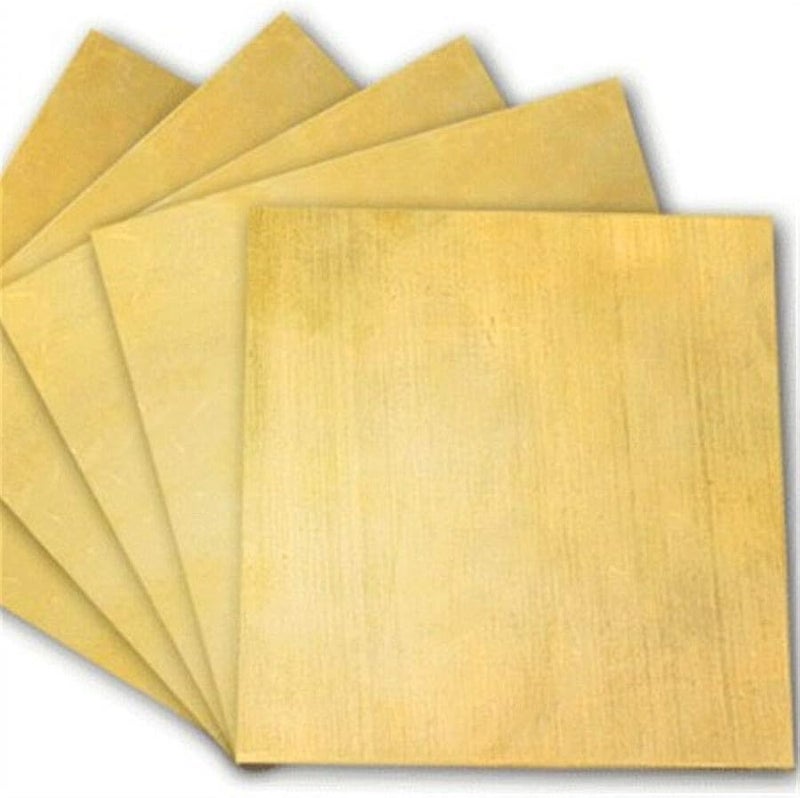 صفيحة نحاسية من النحاس الأصفر 200x200x3 مم عالية النقاء متينة رقاقة معدنية شريط - Image 4