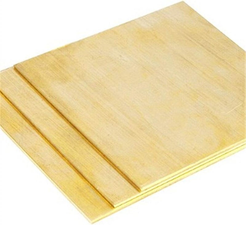 صفيحة نحاسية من النحاس الأصفر 200x200x3 مم عالية النقاء متينة رقاقة معدنية شريط - Image 3