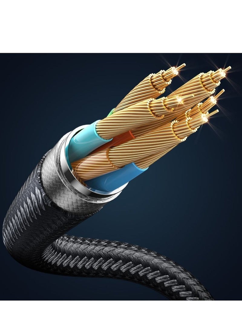 Mcdodo كابل شحن مضفر مع عرض واط رقمي وميزة الإيقاف التلقائي - Image 5