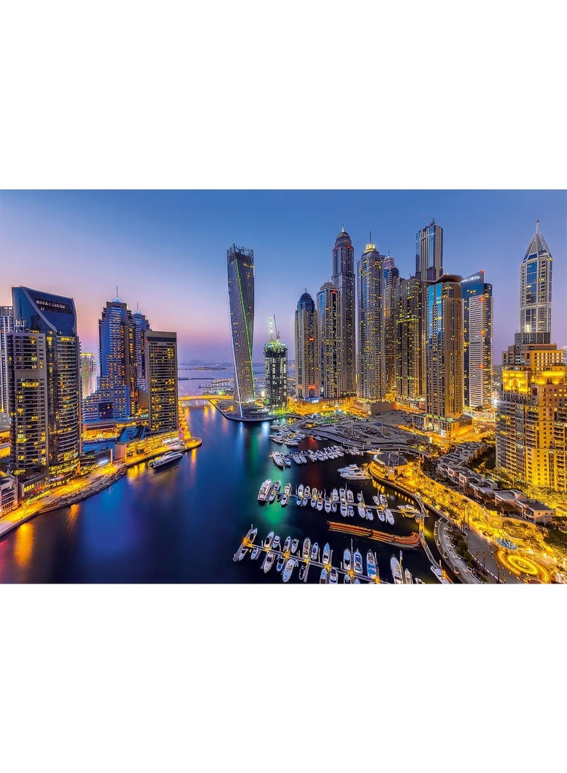 Clementoni 1000 Piece Jigsaw Puzzle City Skyline Night View High Quality Puzzle with Poster - Image 2