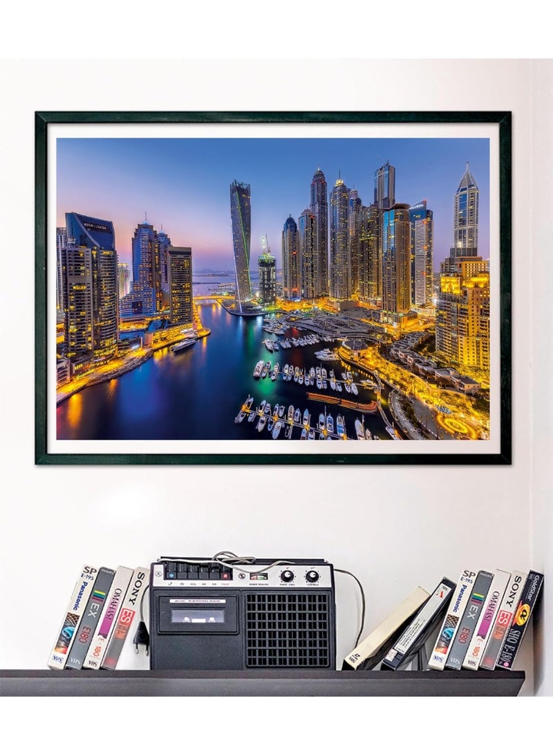 Clementoni 1000 Piece Jigsaw Puzzle City Skyline Night View High Quality Puzzle with Poster - Image 5