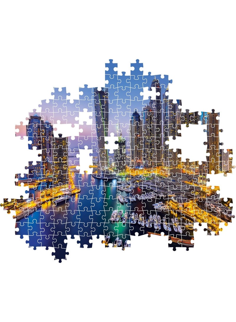 Clementoni 1000 Piece Jigsaw Puzzle City Skyline Night View High Quality Puzzle with Poster - Image 4