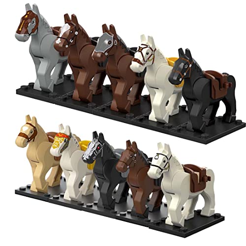ALiquid Custom Minifigure Horse Set for Lego Minifigures 10 Pcs - Image 1