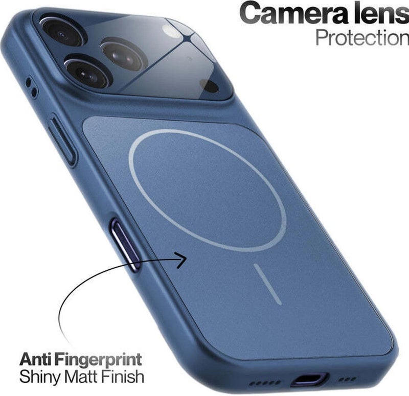 بورتوني جراب iPhone 18 Pro Max فائق النحافة ومغناطيسي بلمسة مطفية، يتميز بتصميم نحيف وصلب وحماية للكاميرا، مخصص لهاتف iPhone 18 Pro Max (مقاس 6.9 بوصة). - Image 4