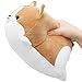 sofipal Corgi Dog Plush Pillow Soft Shiba Inu Corgi Butt Stuffed Animal Toys Gifts for Bed Valentine Kids Birthday Christmas Brown 118inch - Image 4