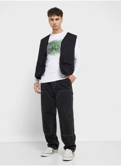 Seventy Five Basics Graphic Long Sleeve T-Shirt  - Image 4