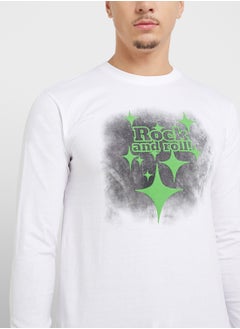 Seventy Five Basics Graphic Long Sleeve T-Shirt  - Image 3