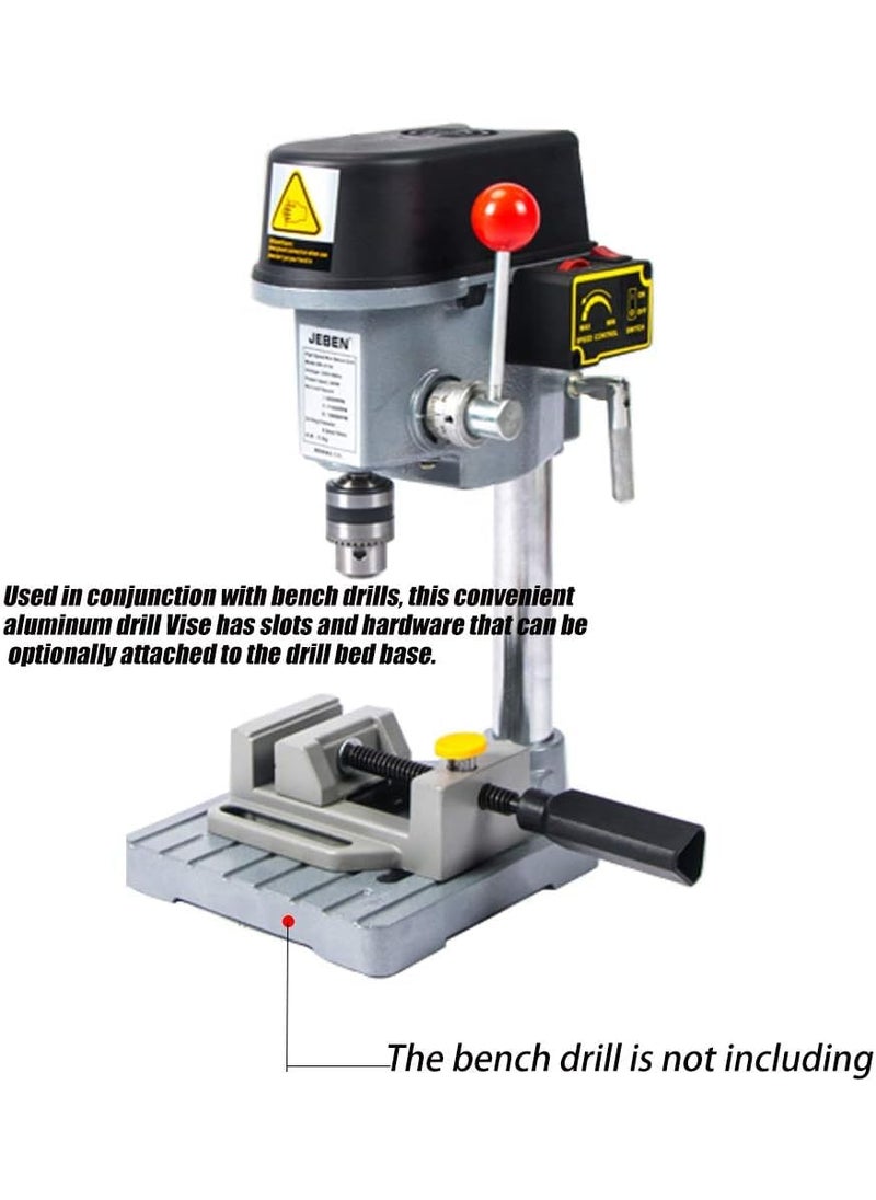 Mass Pro Mass Pro 1Pc Adjustable Drill Press Vice Clamp Aluminum Alloy Bench Vice Quick Release Mini Vice Drill Clamping Tool Size 60mm x 70mm  - Image 4