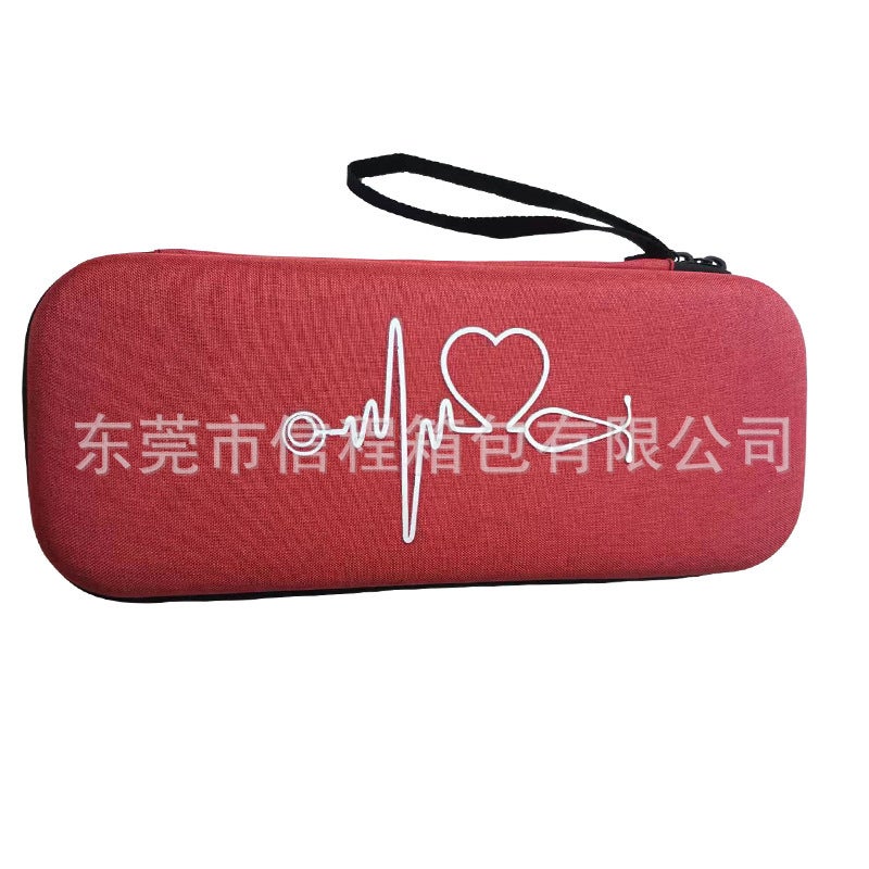 Stethoscope Cosmetics Bag Stethoscope Bag Multifunctional Medical Household Pregnant Women Fetal Heart Rate Meter Stethoscope Protection Eva Box - Image 1