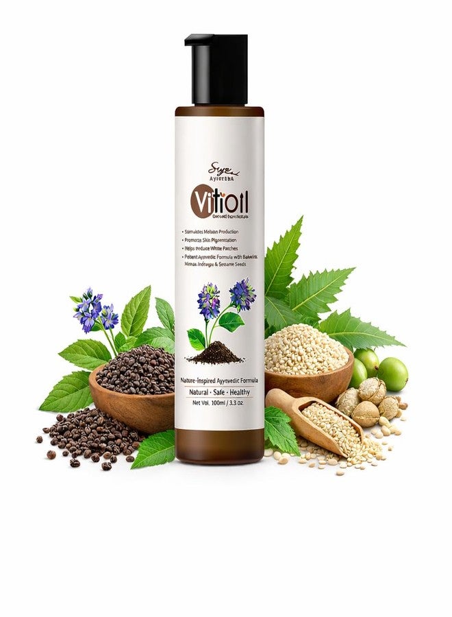 SiyaAyurveda Siya Ayurveda Herbal VitiOil for Vitiligo White Patches | Ayurvedic Oil with Natural Ingredients | Supports Melanin Production & Skin Health - Image 1
