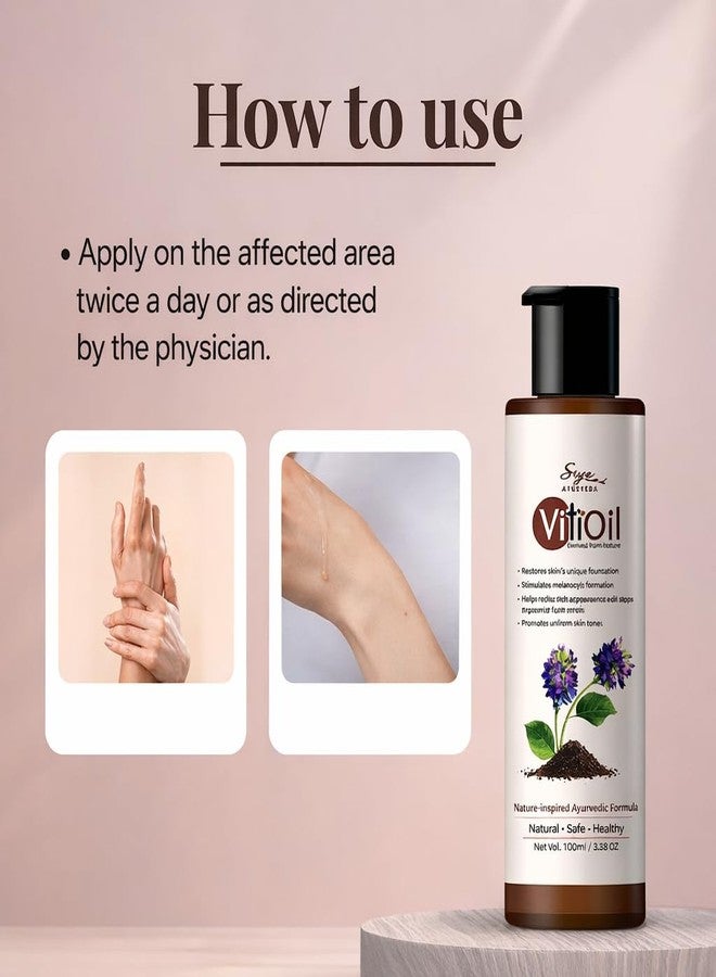 SiyaAyurveda Siya Ayurveda Herbal VitiOil for Vitiligo White Patches | Ayurvedic Oil with Natural Ingredients | Supports Melanin Production & Skin Health - Image 5