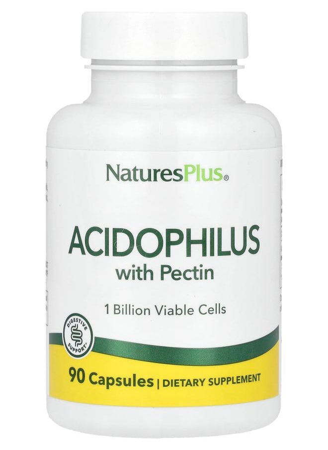 NaturesPlus Acidophilus with Pectin 90 Capsules 