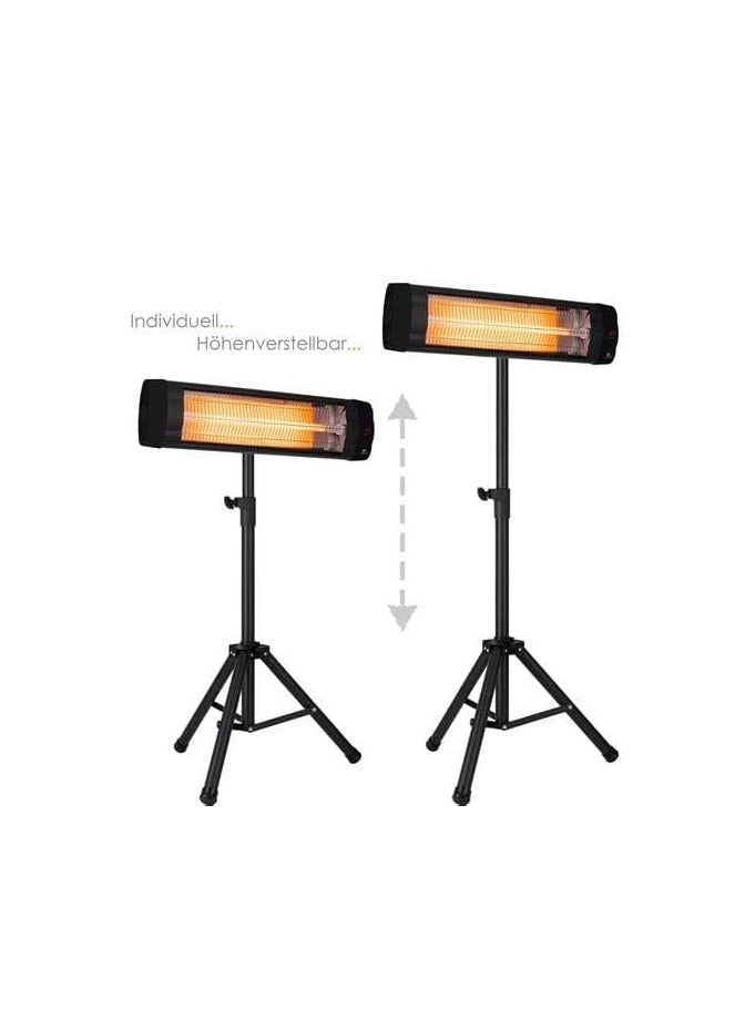 Electric Infrared Heater with Adjustable Tripod Stand Remote Control for room,patio, Workshops and Garages - Image 2