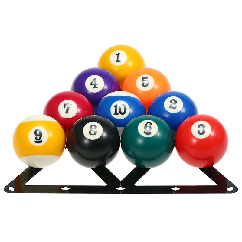 6 قطع / 1 قطعة رف كرة ساحة billiard ورقة رف كرة ساحة مثلث رف كرة الكوي لوحيات إكسسوارات كرة الكوي حزمة مجمعة لكرة 8 / 9 / 10 - Image 4