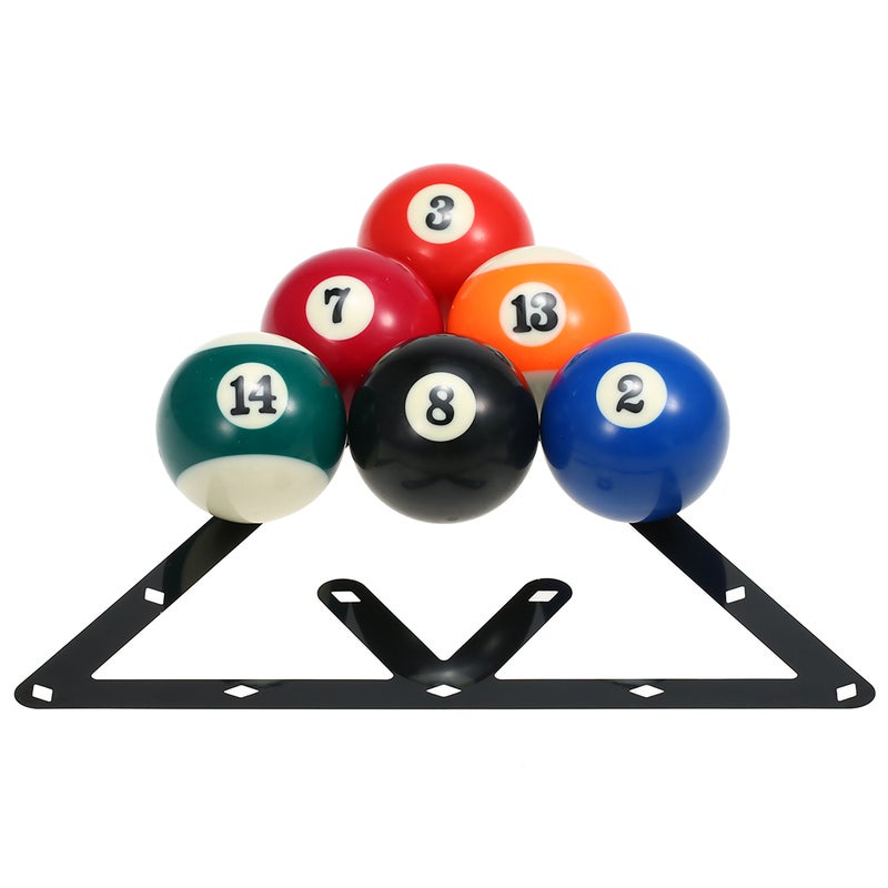 6 قطع / 1 قطعة رف كرة ساحة billiard ورقة رف كرة ساحة مثلث رف كرة الكوي لوحيات إكسسوارات كرة الكوي حزمة مجمعة لكرة 8 / 9 / 10 - Image 3