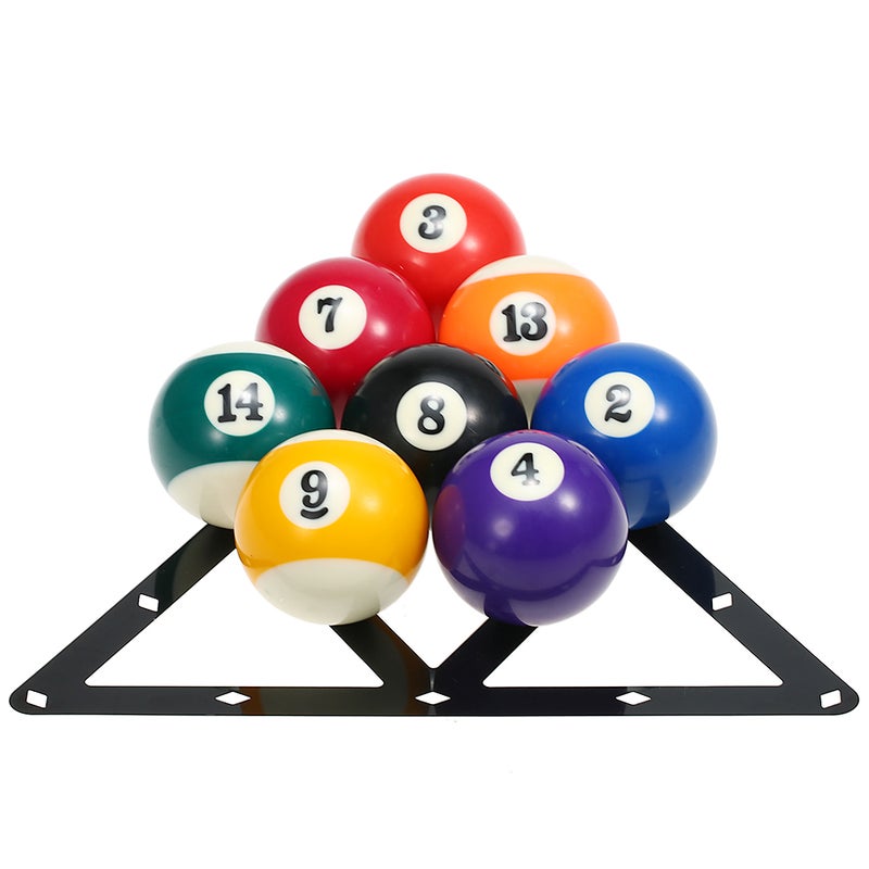 6 قطع / 1 قطعة رف كرة ساحة billiard ورقة رف كرة ساحة مثلث رف كرة الكوي لوحيات إكسسوارات كرة الكوي حزمة مجمعة لكرة 8 / 9 / 10 - Image 2