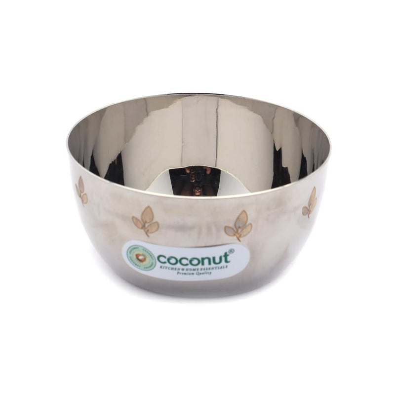 Coconut Eco Friendly Stainless Steel Dinner Set with Laser Etching and Matt Finish for Multipurpose Usage Lunch | Dinner | Kitchen Set for Home | Resturants - Set of 28pc - Image 4