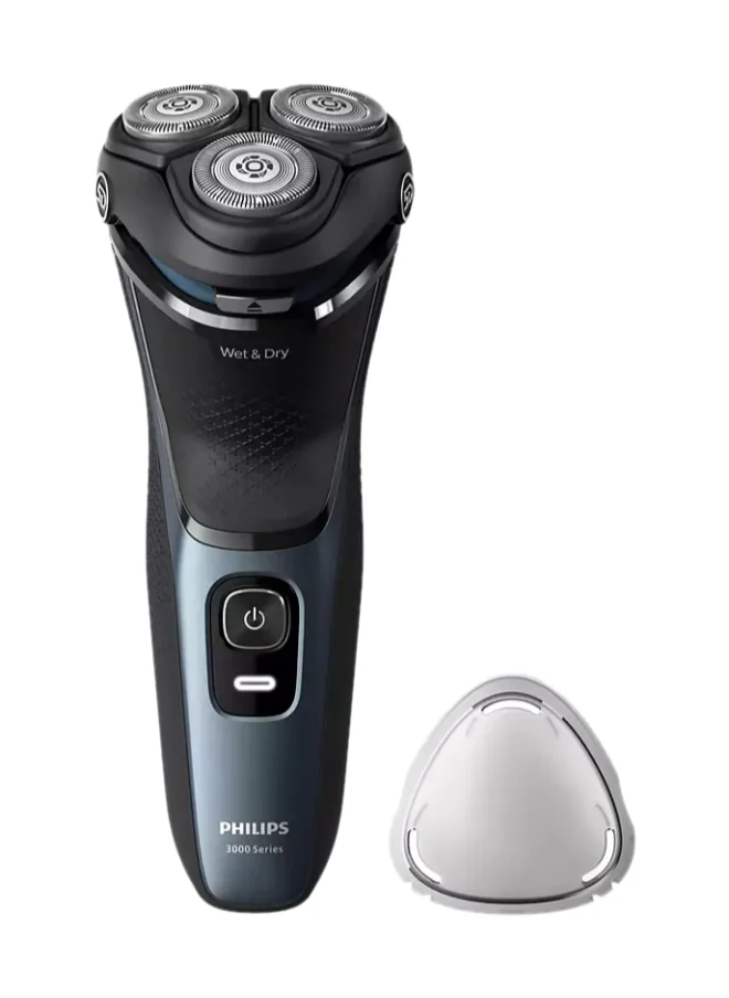 فيليبس ماكينة الحلاقة S3144/00 من Philips | للاستخدام الرطب والجاف | حلاقة 
ناعمة ومريحة بتقنية SkinProtect | رؤوس مرنة خماسية الأبعاد Pivot & Flex، شفرات PowerCut لنتائج متساوية| 60 دقيقة من الاستخدام اللاسلكي، مع أداة تشذيب منبثقة للسوالف