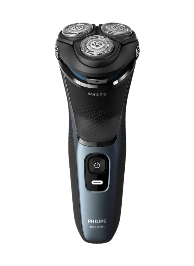 فيليبس ماكينة الحلاقة S3144/00 من Philips | للاستخدام الرطب والجاف | حلاقة 
ناعمة ومريحة بتقنية SkinProtect | رؤوس مرنة خماسية الأبعاد Pivot & Flex، شفرات PowerCut لنتائج متساوية| 60 دقيقة من الاستخدام اللاسلكي، مع أداة تشذيب منبثقة للسوالف