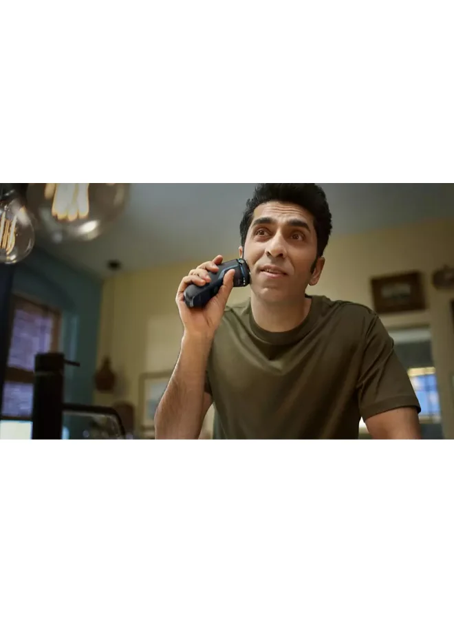 Philips Shaver S3144/00,Wet & Dry Use,Smooth, Comfortable Shave with SkinProtect Tech,5D Pivot & Flex Heads, PowerCut Blades,60min Cordless Use, Pop-Up Trimmer Included