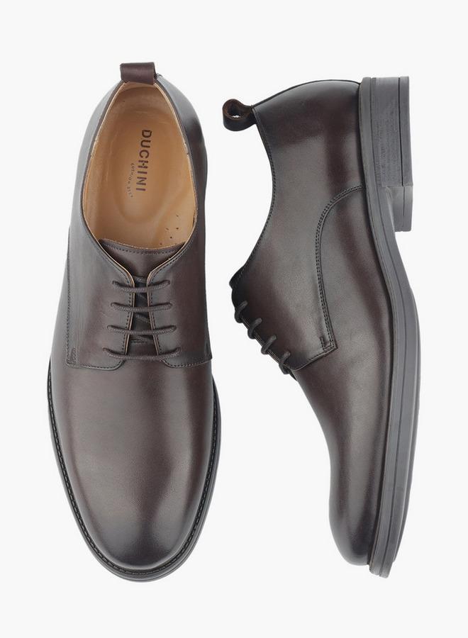 DUCHINI Men Lace-Up Derby Shoes - Image 1