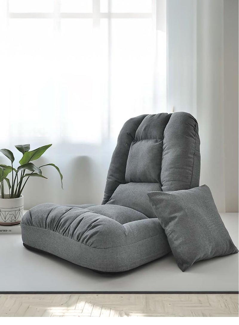 والالا كرسيان قابلان للتعديل بجانب الموقد، أريكة أرضية قابلة للطي، أريكة فاصولياء مميزة بدون مساند للذراعين، كرسي استرخاء من إسفنج الذاكرة، كرسي زاوية، أريكة تاتامي مع وسادة، مسند ظهر قابل للتعديل في 5 أوضاع - Image 1