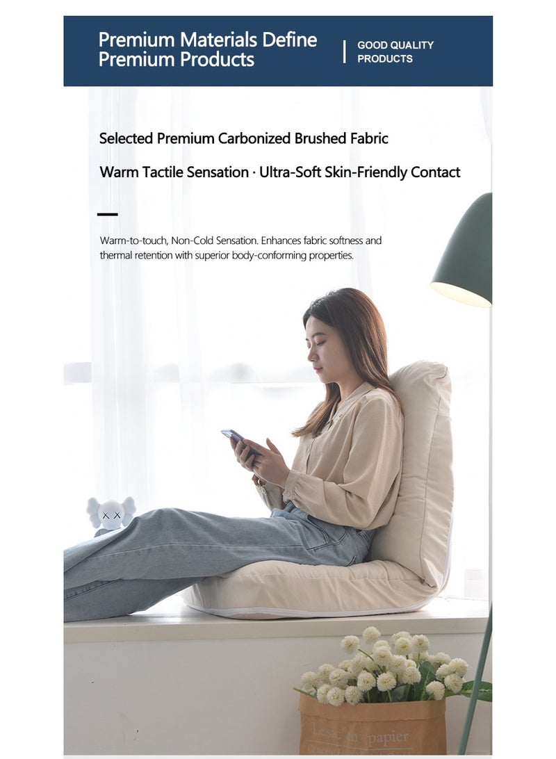 والالا كرسيان قابلان للتعديل بجانب الموقد، أريكة أرضية قابلة للطي، أريكة فاصولياء مميزة بدون مساند للذراعين، كرسي استرخاء من إسفنج الذاكرة، كرسي زاوية، أريكة تاتامي مع وسادة، مسند ظهر قابل للتعديل في 5 أوضاع - Image 3