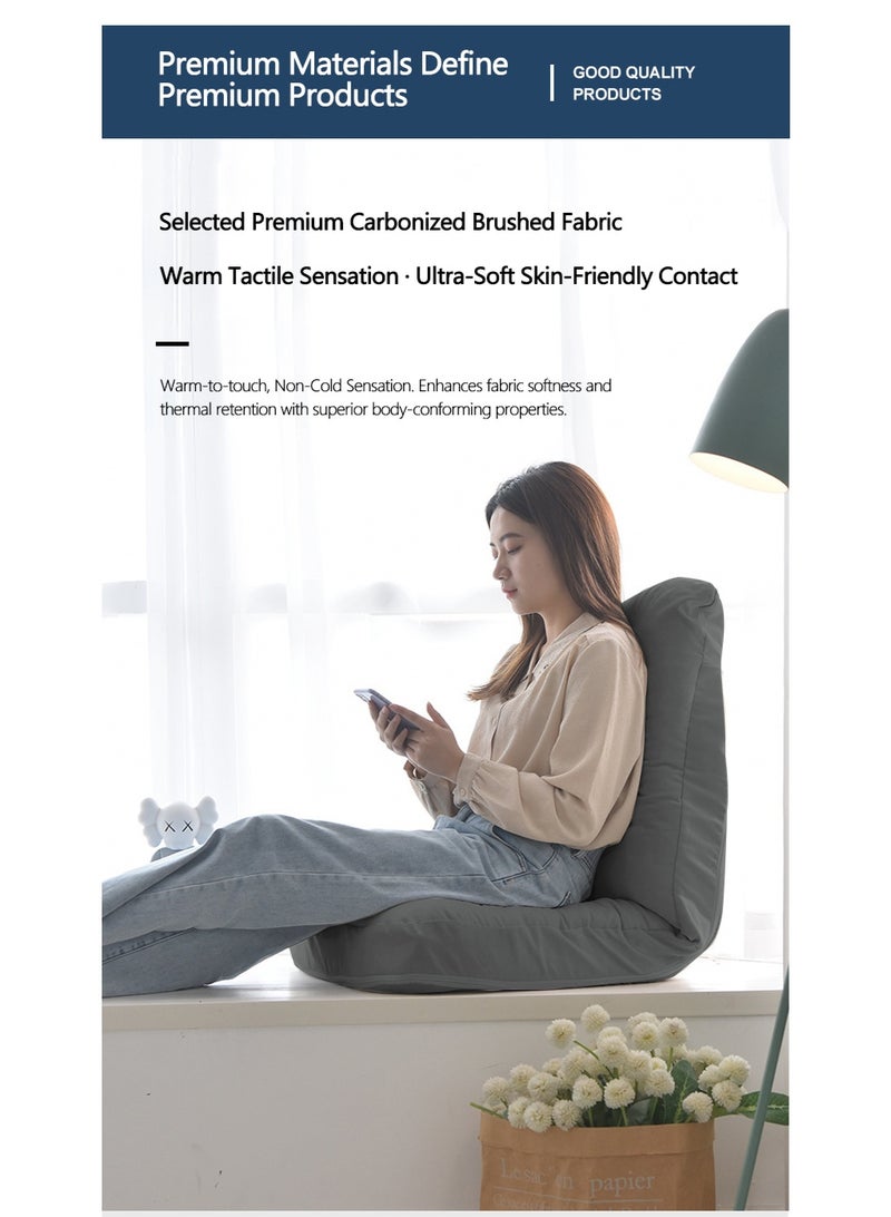 والالا كرسيان قابلان للتعديل بجانب الموقد، أريكة أرضية قابلة للطي، أريكة فاصولياء مميزة بدون مساند للذراعين، كرسي استرخاء من إسفنج الذاكرة، كرسي زاوية، أريكة تاتامي مع وسادة، مسند ظهر قابل للتعديل في 5 أوضاع - Image 4