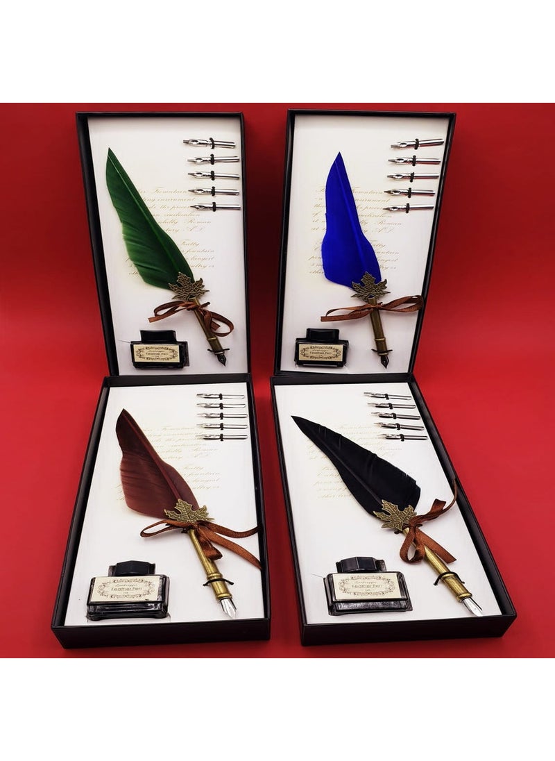 Acousticworld - Feather Dip Pen Set - Image 1