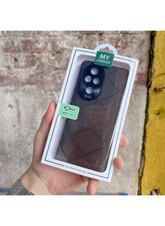 Xingmang Leather Pattern Is Suitable For HuaweiGlory Step High OPPO Millet Mobile Phone Case Protective Cover Business Style-Color:Brown/starburst【vo】-Applicable Models:Redmi K70e