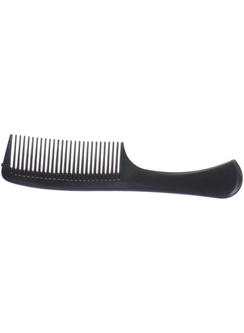 Classic Large Handle Comb – Anti-Static – Strong Rubber Comb with Wide Teeth for Detangling Wet and Dry Hair – Suitable for All Hair Types – Heat Resistant – Black - Image 3