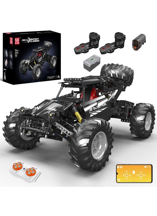mould king Mould King Bigfoot Climbing Car Building Kit, Remote Control Buggy Off-Road Racing Car Toy Building Blocks Set, for Kids/Adult(1016+ Pieces)  - Image 1