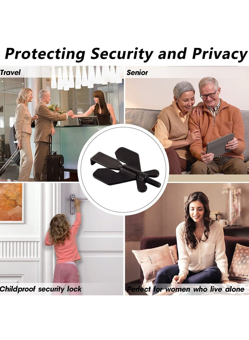 واي آند دي Portable Door Lock, Home Security Locker Travel Lockdown Locks for Additional Safety and Privacy Devices Traveling Hotel Apartment College - Image 1