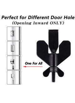 Y&D Portable Door Lock, Home Security Locker Travel Lockdown Locks for Additional Safety and Privacy Devices Traveling Hotel Apartment College  - Image 5