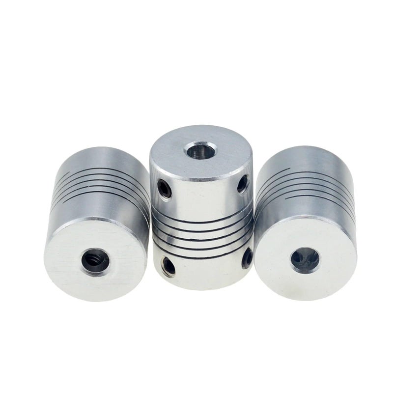 Flexible Motor Jaw Shaft Coupler 3 X 5 Size OD19x25mm 2 Pieces - Image 3
