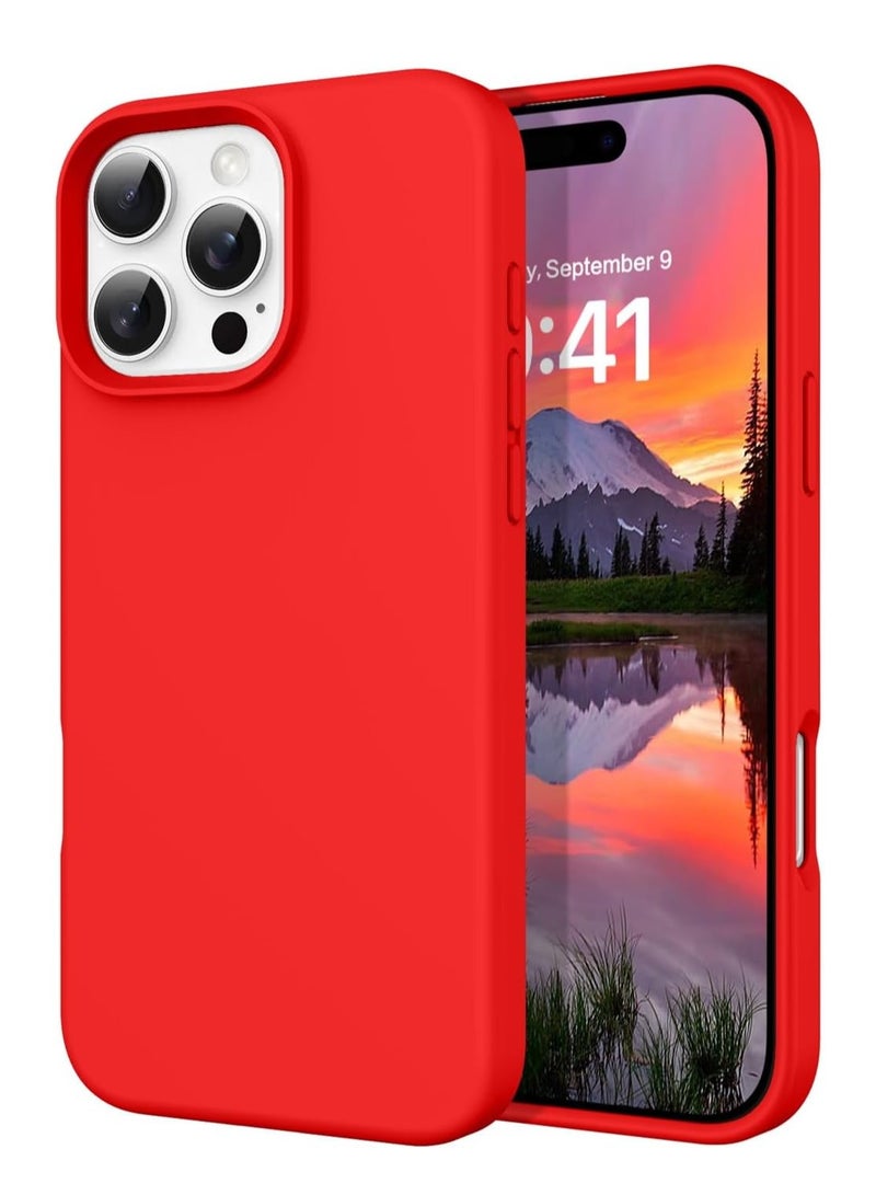 BORTONY iPhone 16 Pro Case Cover Silky Soft Liquid Silicone iPhone 16 Pro Cover inside Microfiber Lining  Anti-Scratch Shockproof Protective Cover For Apple iPhone 16 Pro - Image 1