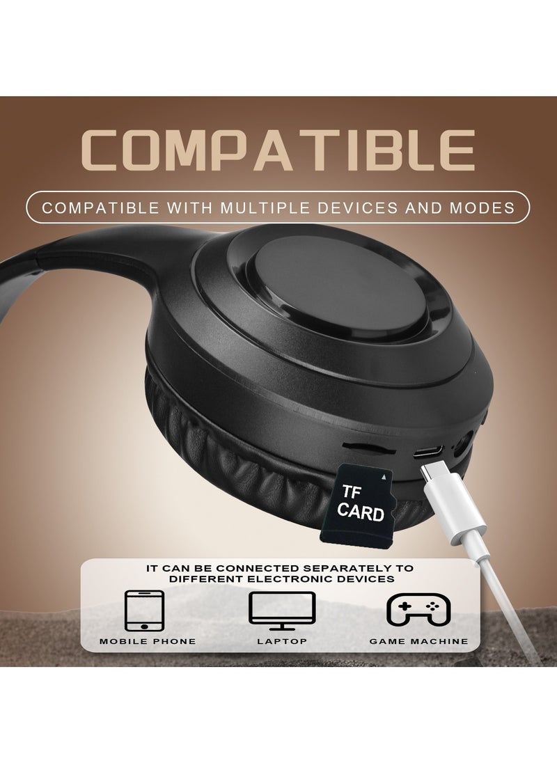 JBLTM - Head-mounted wireless Bluetooth gaming headset Noise-cancelling wired headset Bluetooth 5.0 Foldable Noise-cancelling Hifi Suitable for sports and running - Image 1